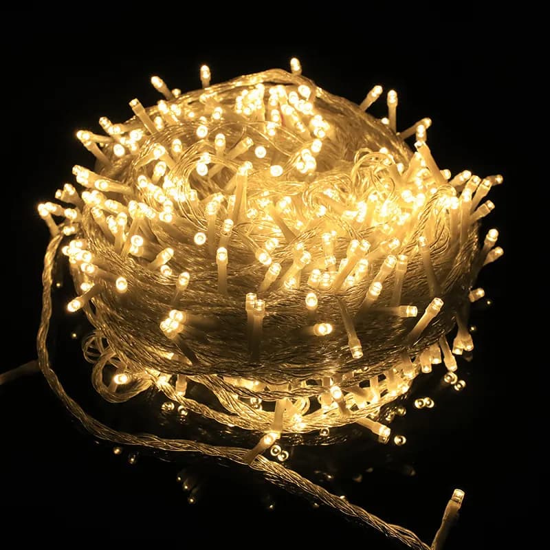 Pilli renkli LED peri ışığı dizileri, mini pil kutularıyla